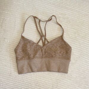 ALO Yoga Brown Sports Bra